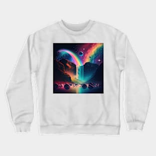 Cosmic rainbow Crewneck Sweatshirt